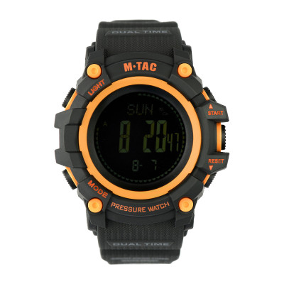 M-Tac Tactical Adventure pulkstenis ar kompasu un altimetru, Oranža
