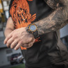 M-Tac Tactical Adventure pulkstenis ar kompasu un altimetru, Oranža