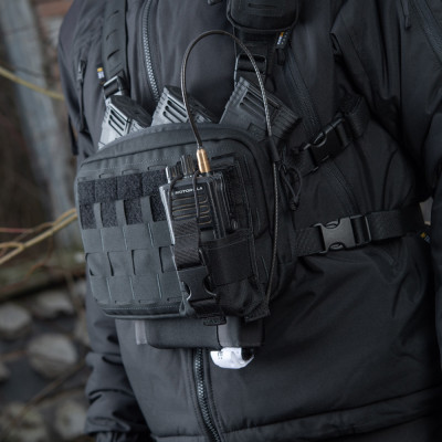 M-Tac radio maciņš MOLLE, Melna
