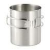 M-Tac krūze ar salokāmu rokturi, 450 ml (304 tērauds)