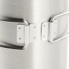 M-Tac krūze ar salokāmu rokturi, 450 ml (304 tērauds)
