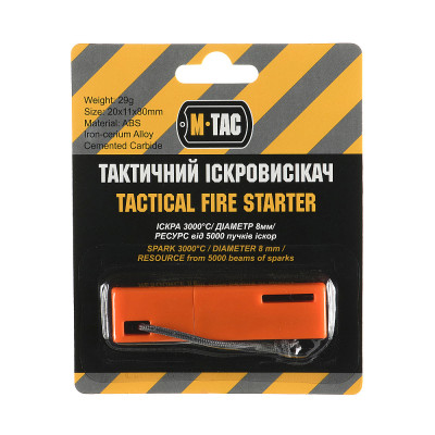 M-Tac taktiskais uguns aizdedzinātājs (magnija sakausējums)