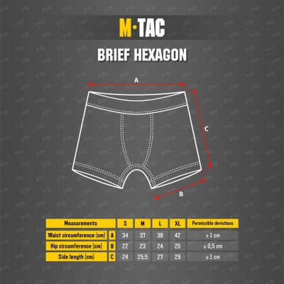 M-Tac Hexagon vīriešu apakšbikses (Coolmax)
