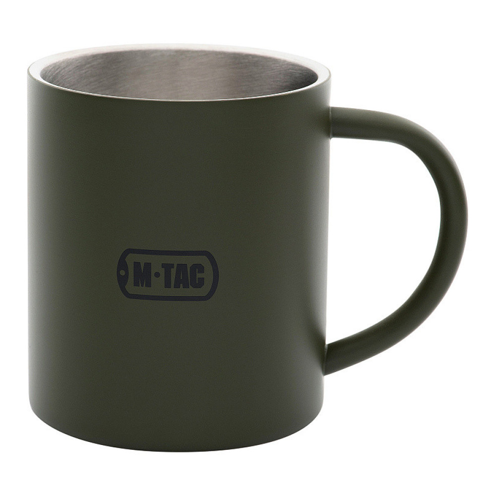 M-Tac termokrūze 250 ml, olīvzaļa, nerūsējošais tērauds