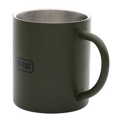 M-Tac termokrūze 250 ml, olīvzaļa, nerūsējošais tērauds