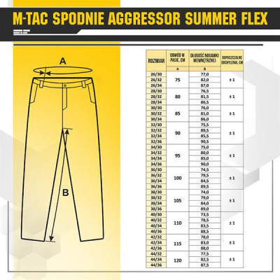 M-Tac Aggressor Summer Flex vasaras taktiskās bikses — 6/6
