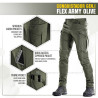 M-Tac Conquistador Flex taktiskās bikses, Teflon, Army Olive