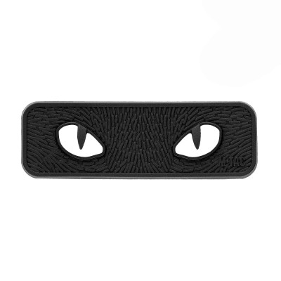 M-Tac Cat Eyes Laser Cut uzšuve, mirdz tumsā, Melna
