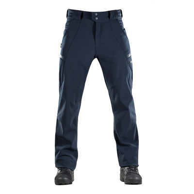 M-Tac Soft Shell ziemas bikses ar vilnas oderi, Dark Navy Blue