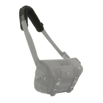M-Tac Damper on the Shoulder Strap 50 mm Elite – plecu polsterējums, Melna
