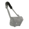 M-Tac Damper on the Shoulder Strap 50 mm Elite – plecu polsterējums, Melna
