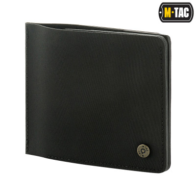 M-Tac Wallet Slim Elite Gen.II – kompakts maks, Melna