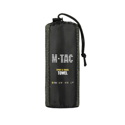 M-Tac Microfiber Towel 150x75 cm – dvielis, Army Green