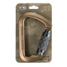 M-Tac Carabiner 10 cm with Bayonet Lock Keylock – karabīne, Khaki