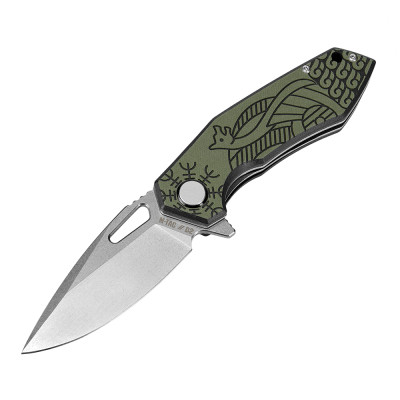 M-Tac Folding Knife Type 12 Scandinavian Stonewash – saliekamais nazis