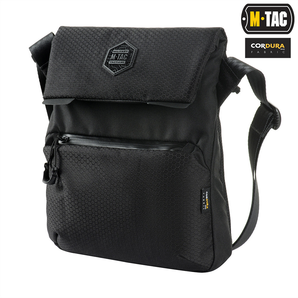 M-Tac Konvert Bag Elite – soma pār plecu, Melna