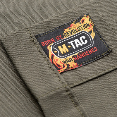 M-Tac Patrol Flex jaka ar Velcro pleistru panelēm, YKK, Dark Olive