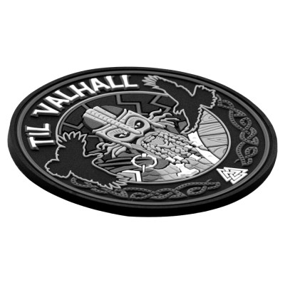 M-Tac Til Valhall morāles plāksnīte gumija, 80 mm, Pelēks