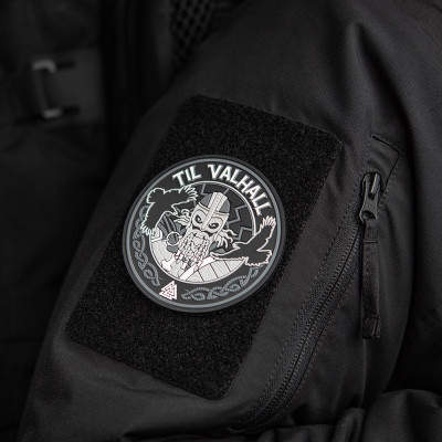 M-Tac Til Valhall morāles plāksnīte gumija, 80 mm, Pelēks