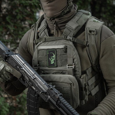 M-Tac Face of War plāksnīte Cordura 500D, 8,5×5,2 cm, Olive