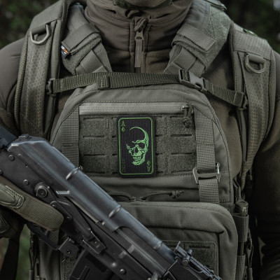 M-Tac Face of War plāksnīte Cordura 500D, 8,5×5,2 cm, Olive