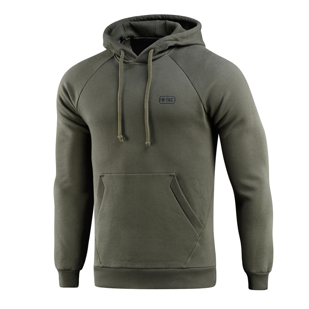 M-Tac Cotton Raglan Hard Hoodie kokvilnas džemperis, Army Olive