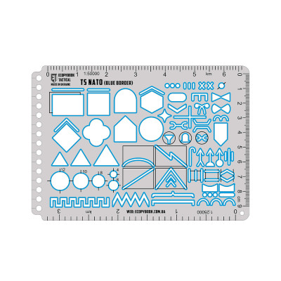 Ecopybook Tactical TZ NATO lineāls – matēts, 14,5 × 10,5 cm