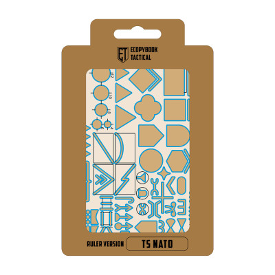 Ecopybook Tactical TZ NATO lineāls – matēts, 14,5 × 10,5 cm