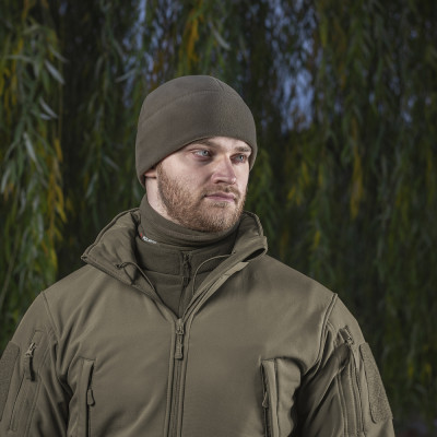 M-Tac Polartec 200 flīsa cepure silta, zema profila, Dark Olive