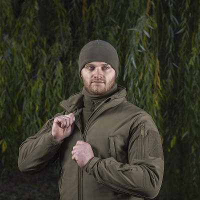 M-Tac Polartec 200 flīsa cepure silta, zema profila, Dark Olive