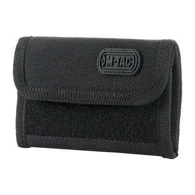 M-Tac Wallet with Patch Panel Elite Gen.II – maks, Melna