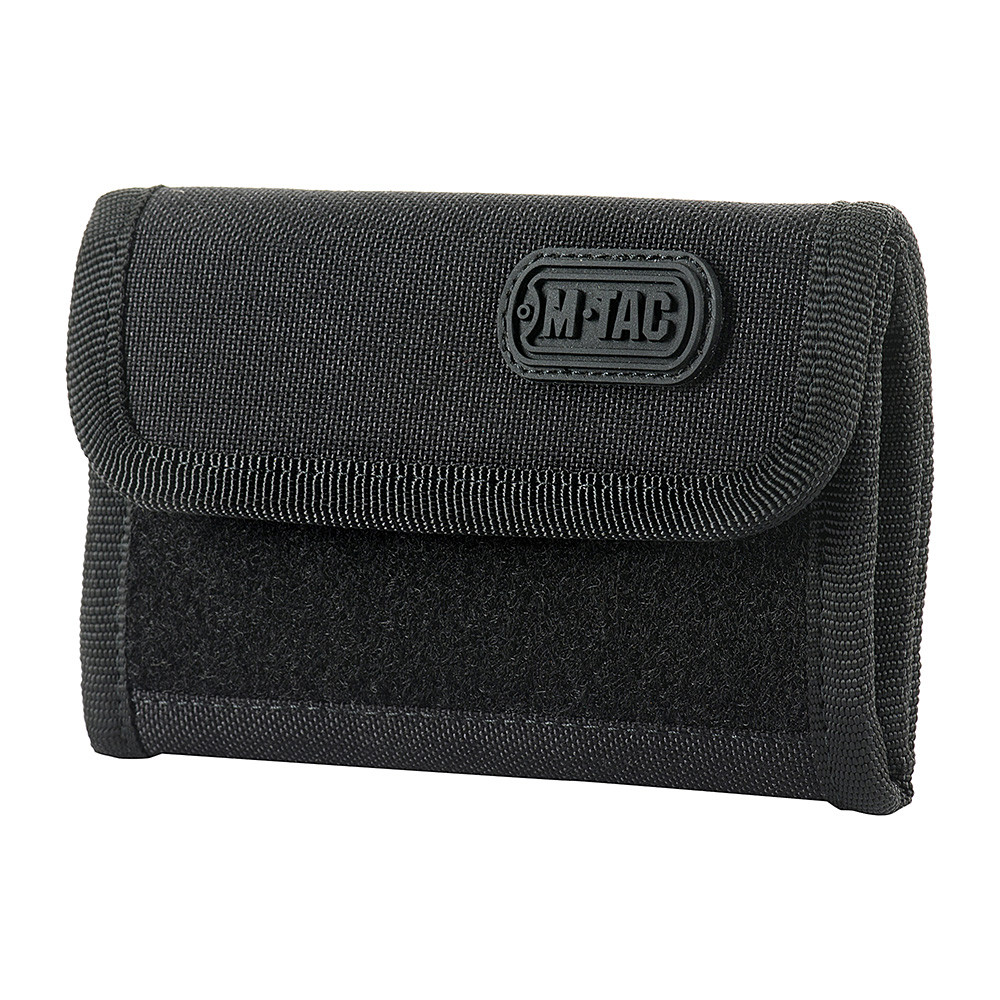 M-Tac Wallet with Patch Panel Elite Gen.II – maks, Melna