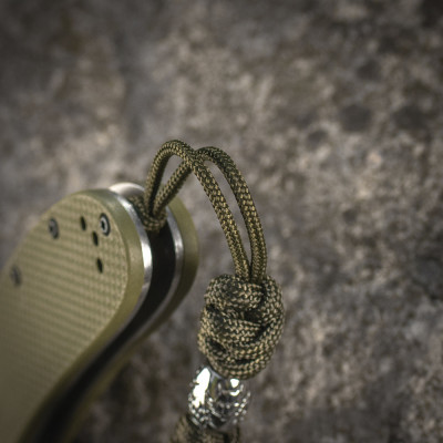 M-Tac Knife Lanyard Zeus Stainless Steel – naža aukliņa, Olive