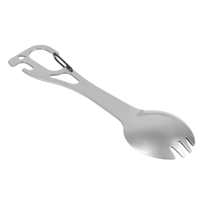 M-Tac nerūsējošā tērauda sporks 14,8 cm ar karabīnu — 2/10