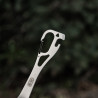 M-Tac nerūsējošā tērauda sporks 14,8 cm ar karabīnu — 8/10