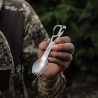M-Tac nerūsējošā tērauda sporks 14,8 cm ar karabīnu — 10/10