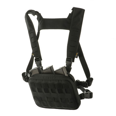 M-Tac Chest Rig Military Elite – krūšu soma, Melna