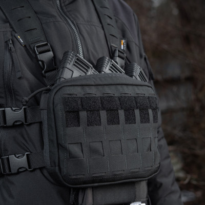 M-Tac Chest Rig Military Elite – krūšu soma, Melna