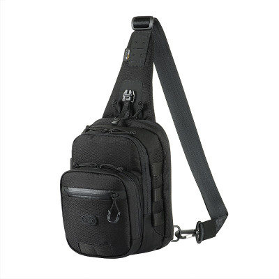 M-Tac Cross Bag Slim Elite Hex – soma pār plecu, Melna