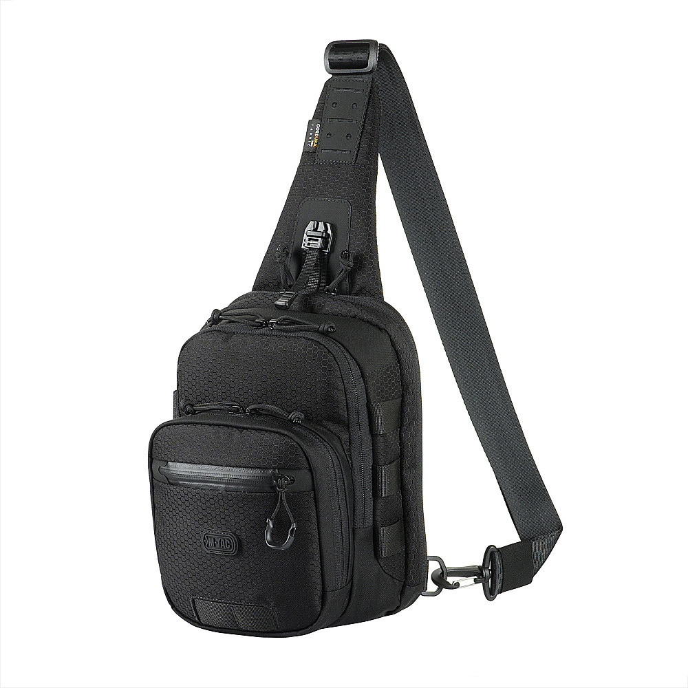 M-Tac Cross Bag Slim Elite Hex – soma pār plecu, Melna