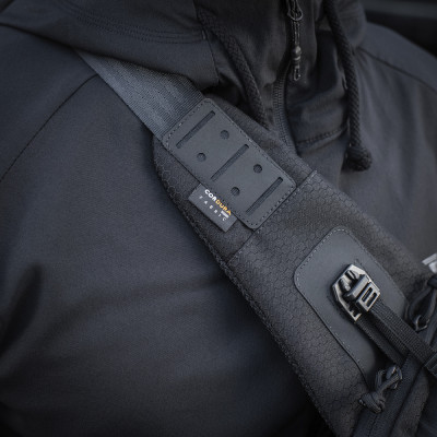 M-Tac Cross Bag Slim Elite Hex – soma pār plecu, Melna