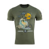 M-Tac T-krekls Surf Club 93 % kokvilna, Light Olive