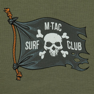 M-Tac T-krekls Surf Club 93 % kokvilna, Light Olive