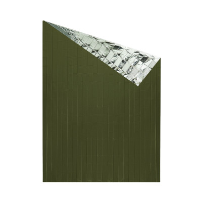 Glābšanas termosega – 160 × 210 cm, metalizēts poliesters