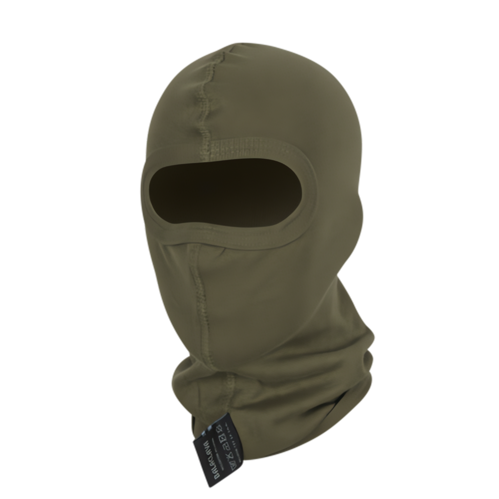 Helikon-Tex kokvilnas balaklava, vēdinoša un viegla, Army Olive