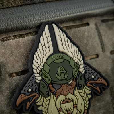 M-Tac PVC pleķis „Odins" 9 × 7,5 cm, Velcro, Olive
