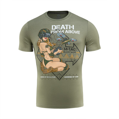 M-Tac krekls „Delivery Service" Pin-Up 93 % kokvilna, Light Olive