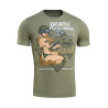M-Tac krekls „Delivery Service" Pin-Up 93 % kokvilna, Light Olive