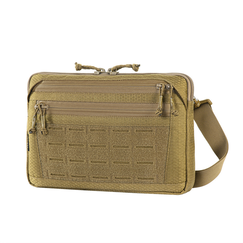 M-Tac Admin Bag Medium Elite with Velcro Hex – soma pār plecu, Coyote