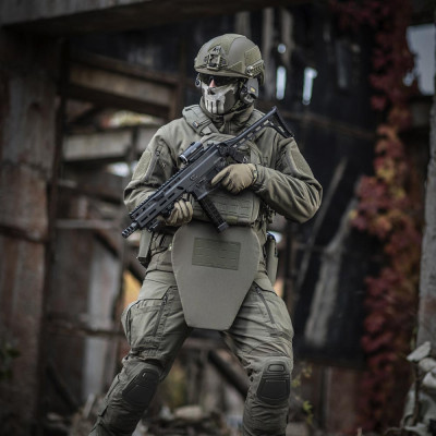 M-Tac pretšķembu priekšauts Cordura 500D MOLLE, Ranger Green